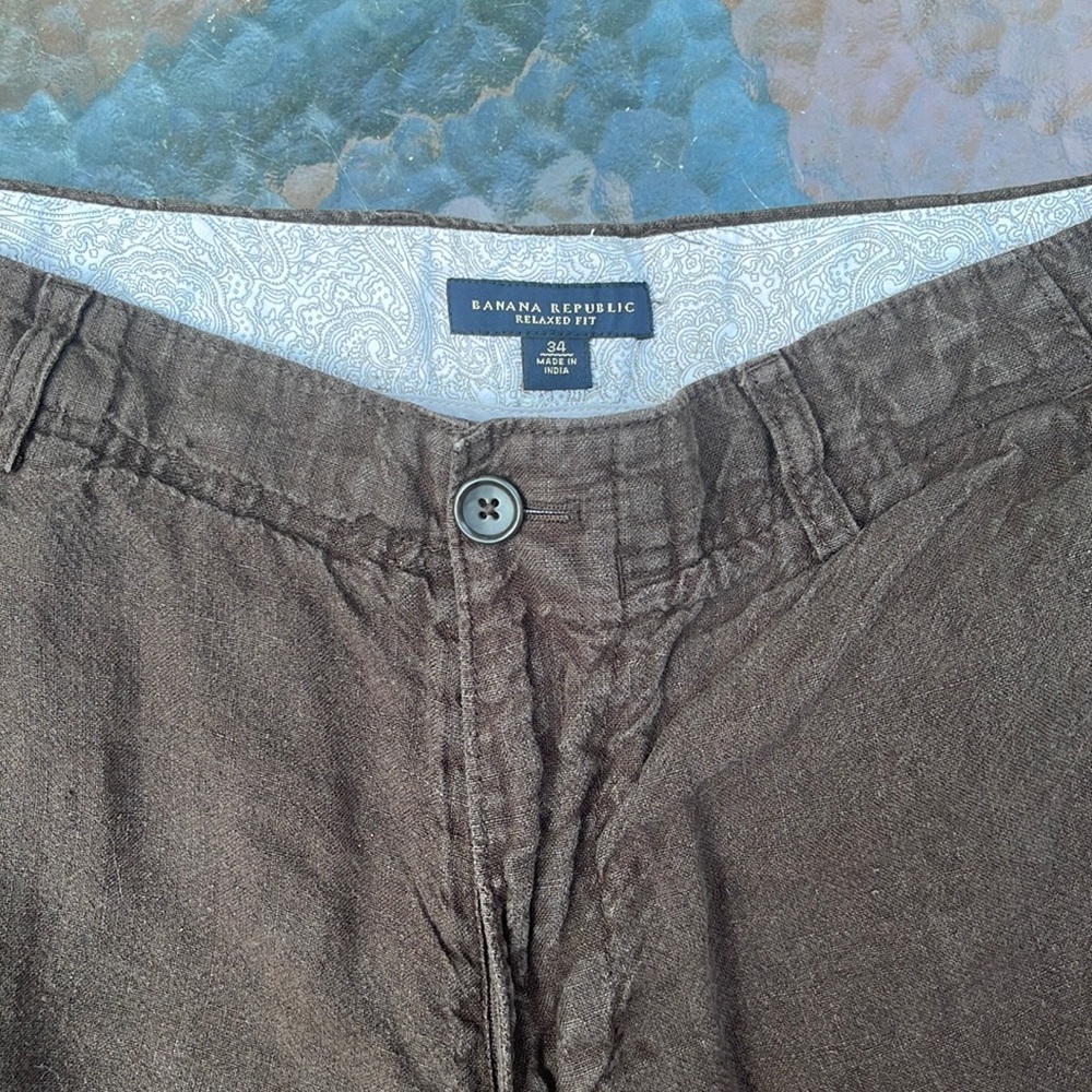 Banana Republic Men’s Linen Shorts Size 34
